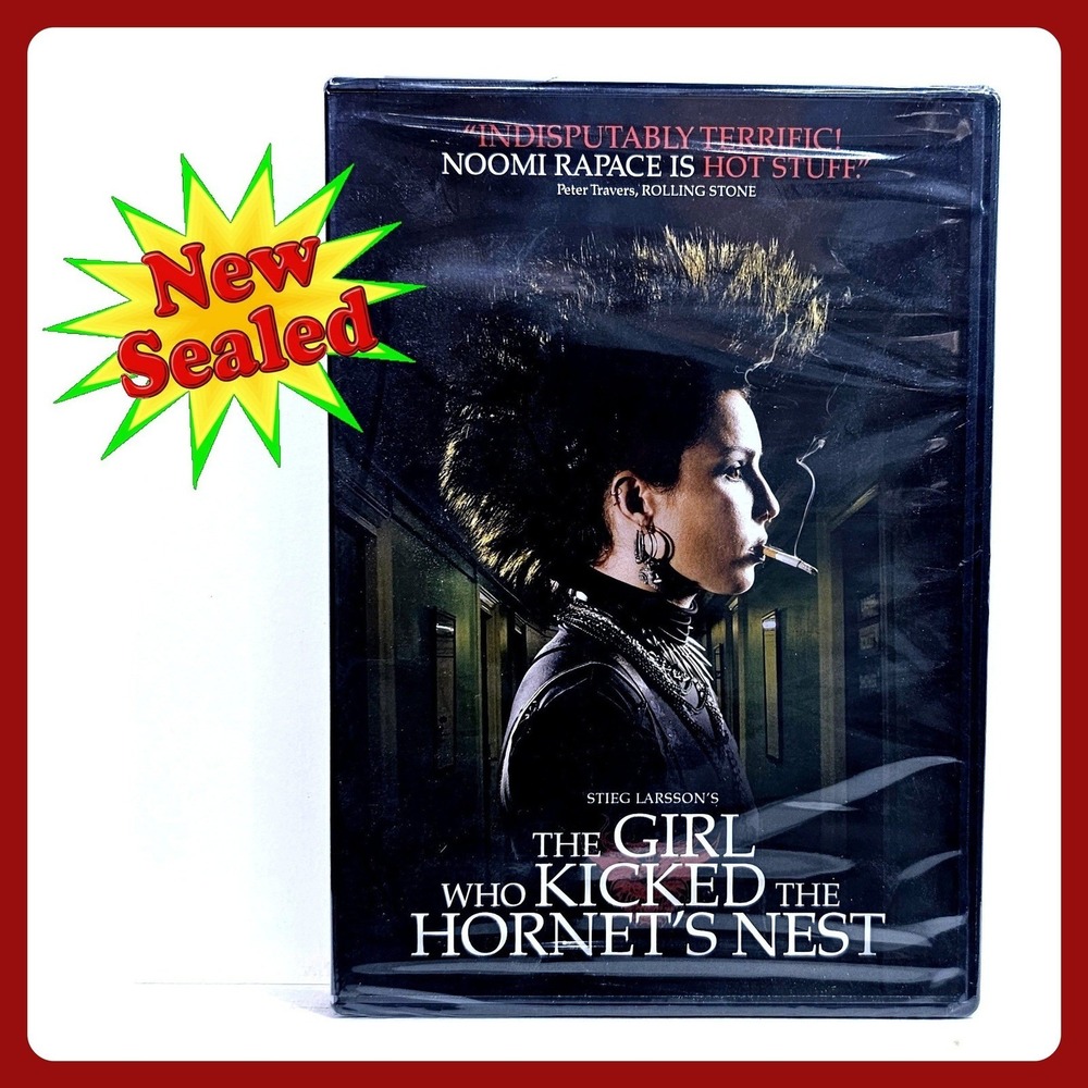 Girl Who Kicked the Hornet's Nest DVD Stieg Larsson Noomi‎ Rapace New Sealed
